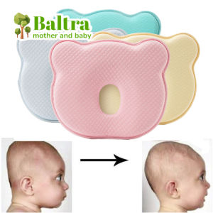 Baltra Premium Cotton Memory Foam Infant Head Shaping Pillow for Flat Head Prevention Breathable & Soft Baby Bedding Accessory
