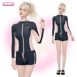 SURFBAR Multi-Piece Swimsuit Jellyfish Snorkeling Suit Long Sleeve Sun Protection Swimsuit Swimsuit Set