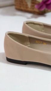 Sepatu Flatshoes Elegant 821-7 Akssoris Bulat Style Sepatu Glosy Terlaris lmp0rt