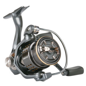 DEUKIO Tay Cầm Đôi Đính Đá Máy Câu Quay Hợp Kim Nhôm Cuộn Dây 4 + 1BB Max Kéo 13LB - Nhẹ Máy Câu Cho Câu Cá Biển