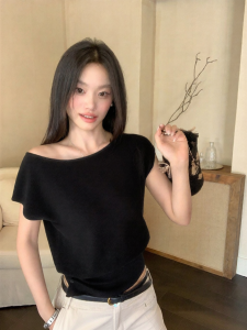 ALOHA LU | Áo Knit Vai Xệ Cho Phụ Nữ