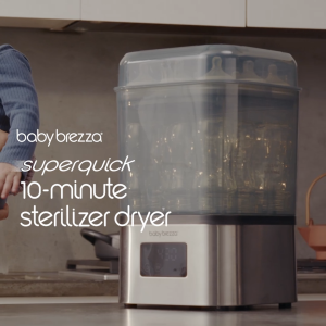 Baby Brezza SuperQuick Sterilizer Dryer (Stainless)