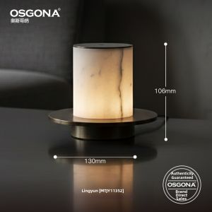 OsgonA | Natural Marble Atmosphere Small Table Lamp