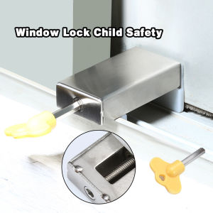 Baby Security Lock Children Security Protection Sliding Door Window Safety Lock Buckle Sash Stop Child Window Lock Pet Safety Lock
