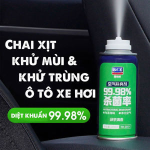 Chai xịt khử mùi khử khuẩn ô tô lọ xịt thơm xe khử mùi hôi ẩm mốc oto xe hơi làm sạch không khí nội thất oto
