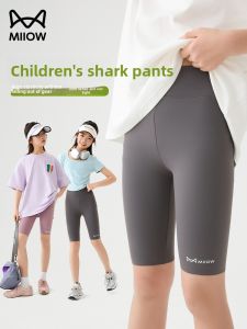 MiiOW | Girls Summer Lightweight New Style Mid-Large Childrens Sport Shorts Cycling Pants Underwear Safety Shorts