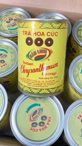 Trà Hoa Cúc Hán Linh 3 Đồng Tiền Hòa Tan Hộp 400g - Giúp Giải Khát Thanh Nhiệt