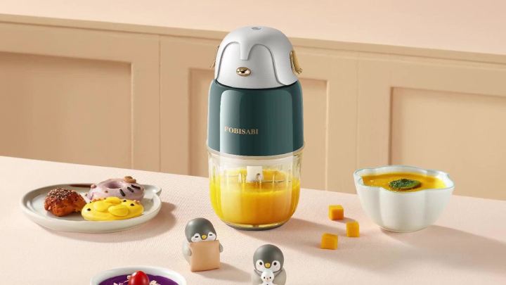 Baby Food Maker - Baby Food Processor Baby Food Blender for Baby Food, Fruit, Vegatable, Meat, Baby Food Puree Maker Make Fresh and Nutritious Meals for Your Little One (White), 300ml