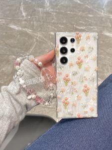 เคสโทรศัพท์ Samsung S25 Ultra ดีไซน์เก๋ไก๋พร้อมสายสะพาย ป้องกันการตกหล่น สำหรับ Samsung S25 Edge S24FE S23Plus S22U S21 Note20 A54 A52