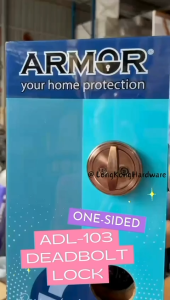 iPii  Armor One Sided Thumbturn Deadbolt ADL-103-MB / Half Deadbolt / Deadbolt / Matt Black /Matt Gray / Silver/ AC