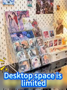 Isidoro.os 3/4/5/6/7 Layers Acrylic Stand Badge Storage Rack Card Ladder Blind Box Storage Shelf