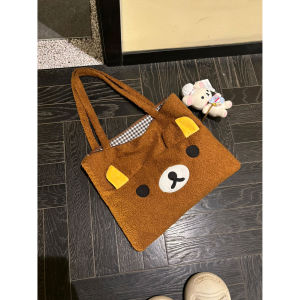 Túi Tote Dáng Lớn Dáng Tròn Dành Cho Nữ Túi Xách Dáng Dày Phong Cách Thường Ngày Dành Cho Thanh Thiếu Niên Mùa Thu 2025