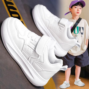 Boys Breathable Campus Sporty White Plimsolls