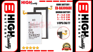 Baterai Samsung Galaxy A3 2015 A300 A3009 A300G A300H SM-A300F Batrai EB-BA300ABE Batre High Quality