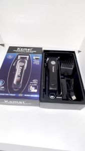 Kemei Hair Trimmer Professional Hair Clipper LED Display Hair Cutting Machine Adjustable Length Barber Clippers for Men KM-1132