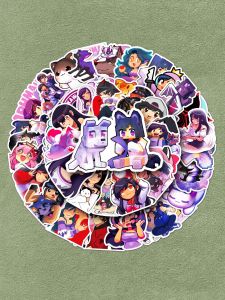 Waterproof Stickers 100 Pcs DIY Decoration for Bullet Journal Guka Water Cup Laptop Luggage Diary Book Mobile Car Aphmau Cartoon Graffiti