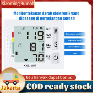 Monitor Tekanan Darah Elektronik Otomatis Sepenuhnya Bahasa Inggris Tipe Pergelangan Tangan