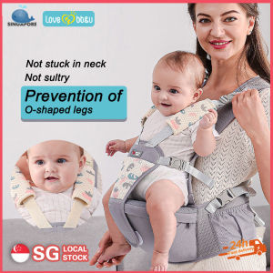 Breeze Baby Carrier With Headcover For Home Outdoor Hip seat Carrier Wrap For Cuddle Up Mesh Baby carrier With Detachable For 0-36 Months Babies