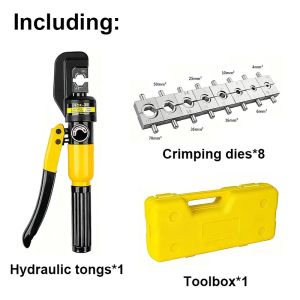 Hydraulic Crimping Tool YQK-70 Cable Lug Crimper Plier 4-70mm² Compression Tool Pressure 8T Pressure Home Hydraulic Tools