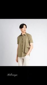 Kemeja Polos Pria Lengan Pendek & Kemeja Pendek Polos Pria