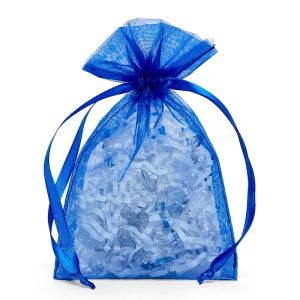 GiftsEden 100PCS 7 Sizes Premium Quality Fusia Organza Bag Fusia Organza Pouch Fusia Organza Gift Bag Organza Gift Pouch