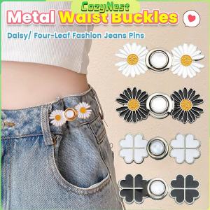 C.N Daisy Design Waist Extender Invisible Waist Button Adjustable Jeans Metal Buttons Reusable Buckles