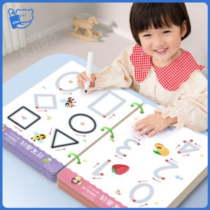 Buku Kerja Penelusuran Ajaib Anak dengan Kontrol Pena yang Dapat Dihapus