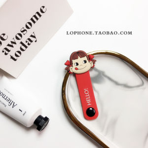 Data Cable Organizing Box Winding Storage Buckle Cartoon Portable and Cute Headset Winder Protective Headset Storage Fantastic