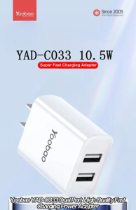 YOOBAO YAD-C033A 10.5W Super Fast Charging USB-A Port Adapter