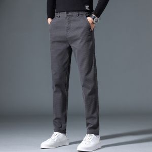 ROMON | กางเกงลำลองทรงหลวมสำหรับผู้ชาย ทรงตรง กางเกงขายาว ทรงสตรีท แฟชั่น ฤดูใบไม้ผลิและฤดูใบไม้ร่วง ดีไซน์ใหม่ กางเกงขายาวลำลอง ทรงตรง สำหรับผู้ชาย