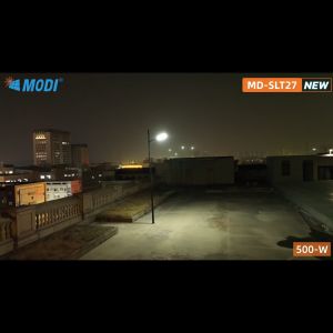 Đèn Năng Lượng Mặt Trời Liền Thể Đèn Cao Áp Cảm Biến MODI SOLAR Chống Nước An Toàn Loại 300W 400W 500W