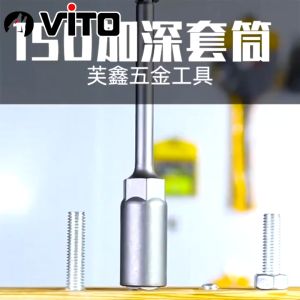 Khẩu Chụp Bulong KOSO Sâu Lòng Dài 150mm Bắn Vít VITO Chân Lục Giác Các Kích Cỡ