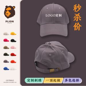 Plion Customized Embroidery Hat Logo Printing Baseball Cap Team Activity Work Cap Men and Women Advertising Peaked Cap