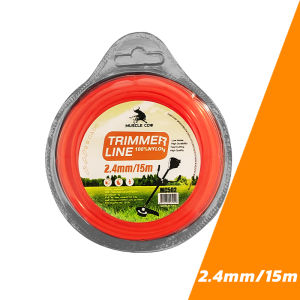 MUSCLE COW สายเอ็นตัดหญ้า วงกลม 15 เมตร ขนาด 2มิล 2.4มิล 3มิล 3.5มิล 4มิล (เอ็นหนาและเหนียว) เอ็นตัดหญ้า จานเอ็นตัดหญ้า