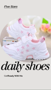 Sepatu Sneaker Anak Six Stars Cewek Cowok Biru Pink