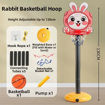 XIONGBUFAN | Adjustable Movable Basketball Hoop for Indoor Use