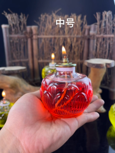 24-hour Lotus Butter Lamp [Red/Green] [Boxed Packaging] 32-hour 60-hour Butter Lamp / Butter Wax / Liquid Butter / Butter Candle / Lotus Candle / Lotus Lamp / Butter / Lotus Butter Lamp Stand / PVC Disposable Oil Lamp - Environmentally friendly and safe