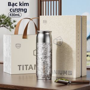 zuvor | Bình Giữ Nhiệt Tách Trà Titanium Nguyên Chất Cho Nam