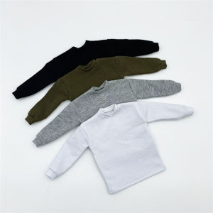 Áo Hoodie Dài Tay Màu Đen Không Mũ Cho Nam Trang Phục Mô Hình Trang Phục Tương Tự Như Steve Jobs Đồ Chơi Có Thể Điều Chỉnh Đồ Chơi