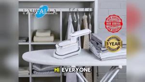 Farfalla FEI-529B | Portable 2in1 Handheld Mini Travel Garment Steamer & Dry Iron | Rotatable Handle
