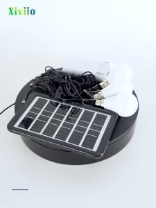2025 USB Rechargeable LED Emergency Lights Solar Panel Outdoor Portable Lanterns Hanging Camping Energy Saving Bulb Garden Tent