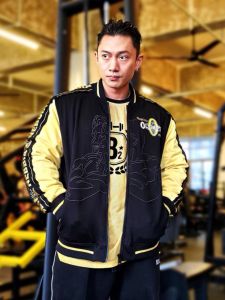 Limited Edition 60th Anniversary Sweatshirt Mens Fitness pro Sport Jacket American Baseball Uniform Black Yellow Gym Wars