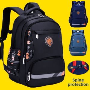 Spine Protection Schoolbag for Primary School Students Boys 1345 Grade 6 K-style Large Capacity Waterproof Lightweight Kids Backpack