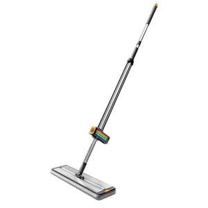 Hand-Free Flat Mop 2025 New Model Jia Bao Shou Household Cleaning Tool Wet And Dry Dual Purpose Stainless Steel Pole Durable