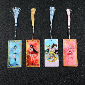 8 สไตล์อะนิเมะสาวอเมริกันนักรบ Book Mark Sailor Moon อะคริลิคบุ๊คมาร์คของขวัญสําหรับแฟนการ์ตูนแฟนหนังสืออ่าน Marker ผู้ชายผู้หญิง