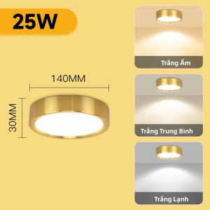 Đèn Trần LED Có Thể Điều Chỉnh Độ Sáng Đèn Chiếu Sáng Âm Trần Màu Vàng 5W-25W 185-265V Cho Phòng Khách Nhà Bếp - Đèn Bảng Nhôm Có Công Tắc Cảm Ứng