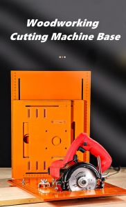 Cutting Machine Base PlatePunch-Free 90° Flat Cut 45° Oblique Cut Saw Press Board Backer Backing Positioning BoardSaw Press