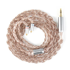 Kbear | KBEAR Glitter Hi-Fi Headphone Upgrade Cable 4-Strands Pure Silver + Furukawa High-Purity Copper for Tourbillon-Pro KB02 CCZ