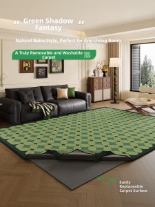 ZHUOYI | Removable and Machine Washable Large Area Carpet for Home