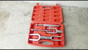 5PCS Tie Ball Joint Rod Pitman Arm Tool Separator Remover Set Pickle Fork Tool Set Pitman Arm Removal Tool Fork Type Separator Kit for Cars and Light Trucks